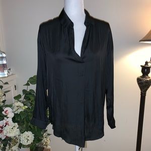 ❌SOLD❌Lush Black Blouse **size medium**